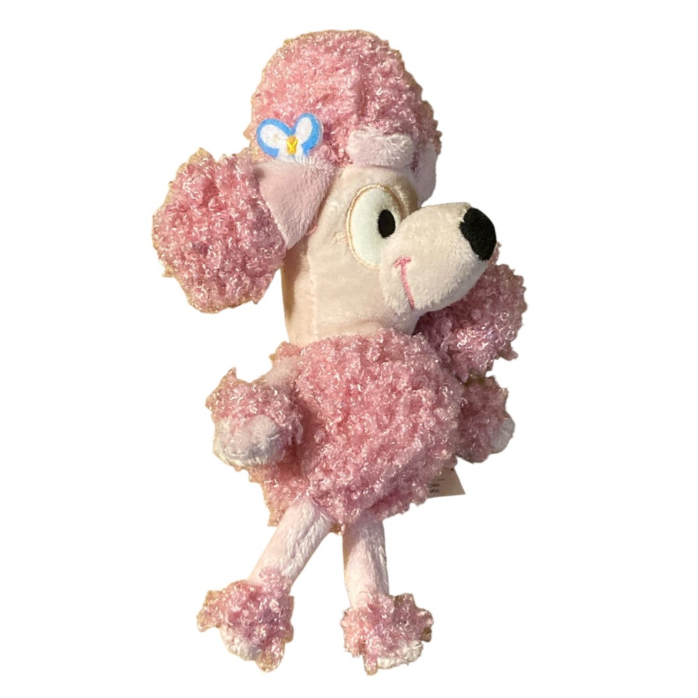Bluey Coco the Poodle 8 Inch Plush Stuffed Animal Moose Toys Pink Dog Toy